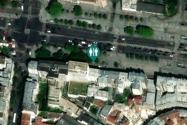 Satellite view of Cours de Vincennes 90 Toilet