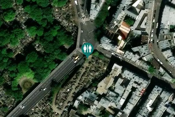 Satellite view of Chemin des Gardes Toilet