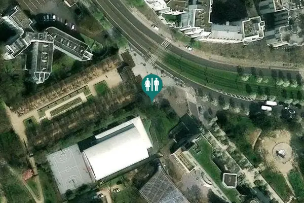 Satellite view of Boulevard Kellermann 5 Toilet