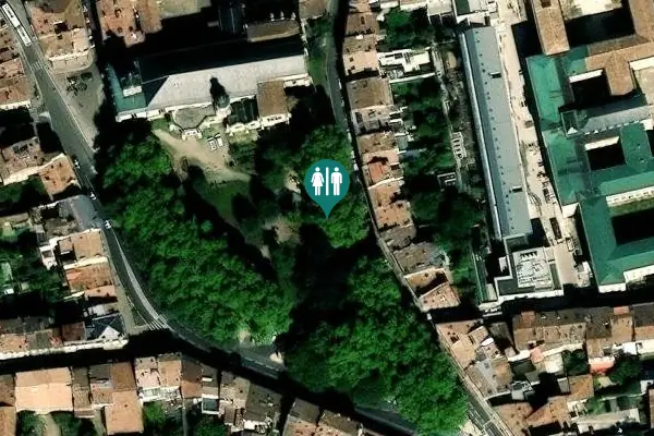 Satellite view of Place des Martyrs de la Résistance 50 Toilet