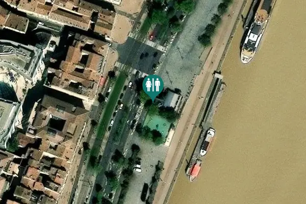 Satellite view of Quai des Chartrons Toilet