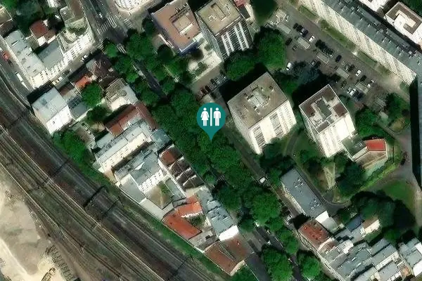 Satellite view of Rue de Charenton 277 Toilet
