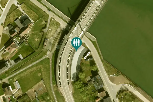 Satellite view of Grenadiersweg Toilet
