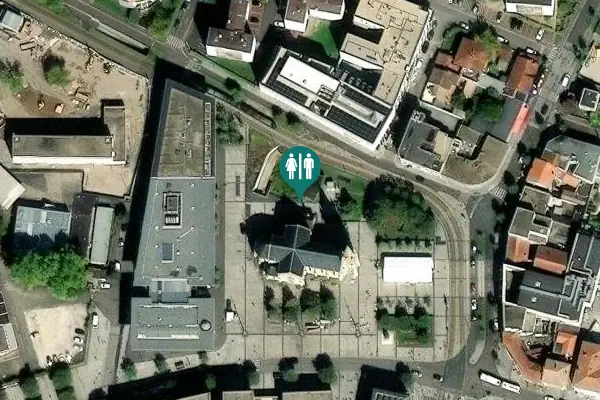 Satellite view of Merignac centre