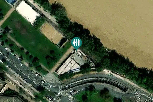 Satellite view of Boulevard des Frères Moga Toilet