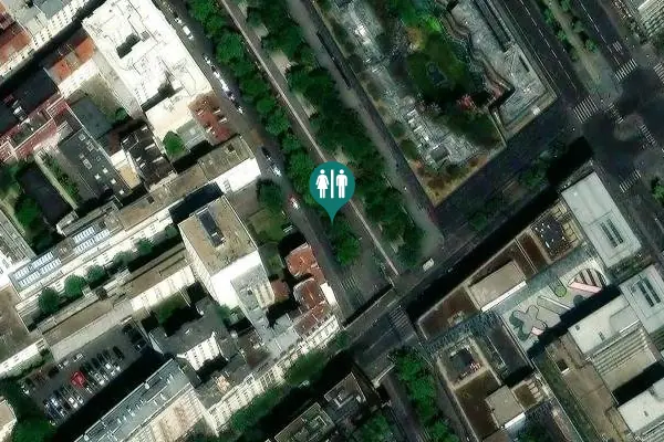 Satellite view of Rue du Chevaleret 93 Toilet