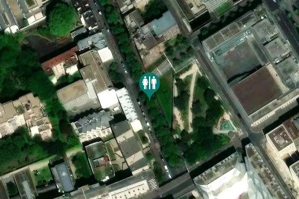 Satellite view of Rue du Chevaleret 40 Toilet