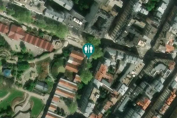 Satellite view of Rue Brancion 75 Toilet