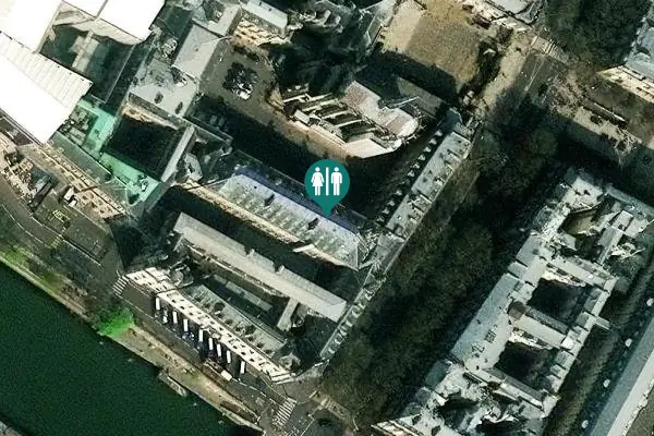 Satellite view of Cour de la Sainte-Chapelle Toilet