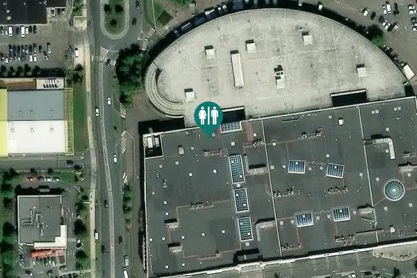 Satellite view of Rue des Frères Lumière Toilet