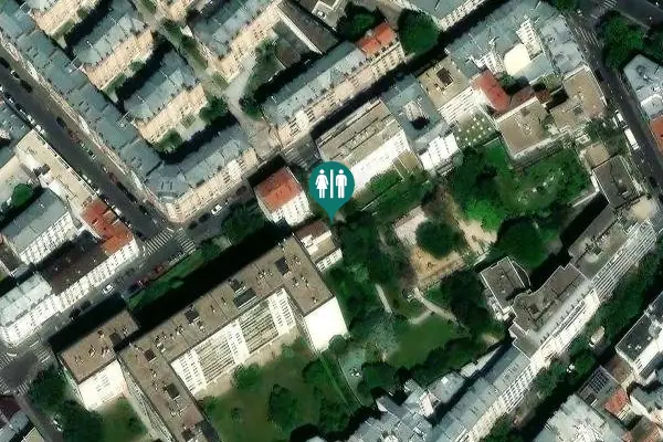 Satellite view of Rue de Fécamp 54 Toilet
