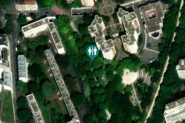 Satellite view of Promenade Plantée Toilet