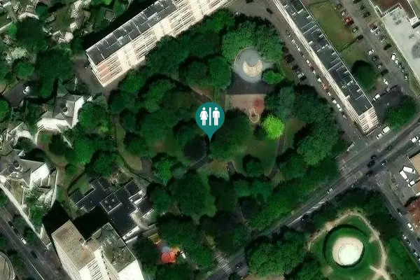 Satellite view of Allée Marie Lefèvre Toilet