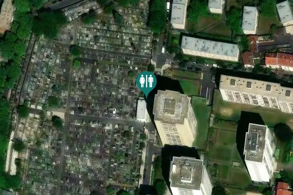 Satellite view of Rue de l'Égalité 84 Toilet