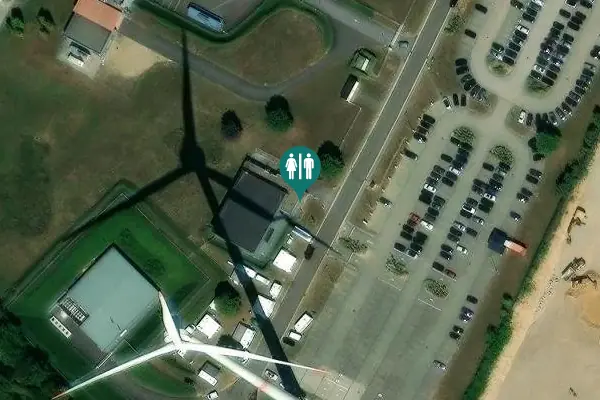 Satellite view of 2ème Avenue Toilet