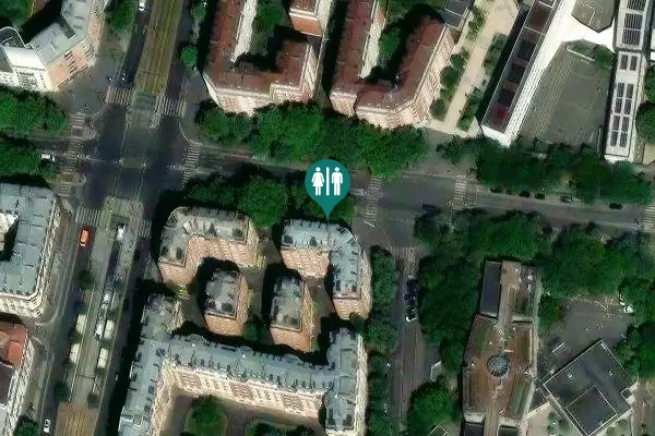 Satellite view of Avenue Courteline 6 Toilet