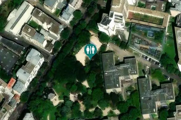 Satellite view of Rue de Bagnolet 154 Toilet