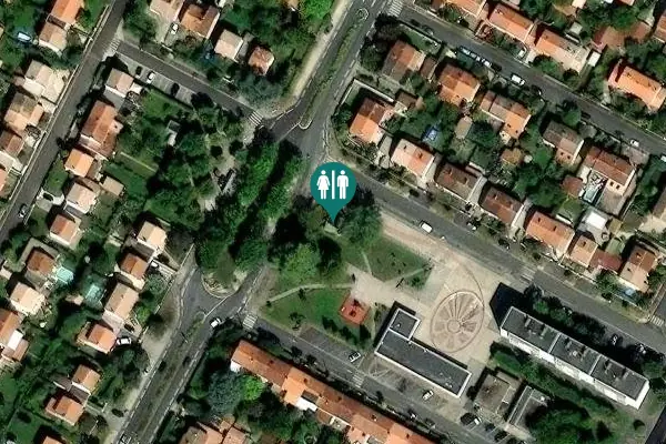 Satellite view of Place Florale Toilet