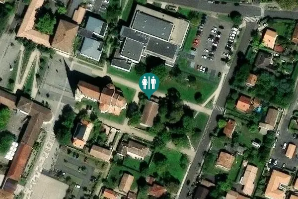 Satellite view of Rue de l'Église 1 Toilet