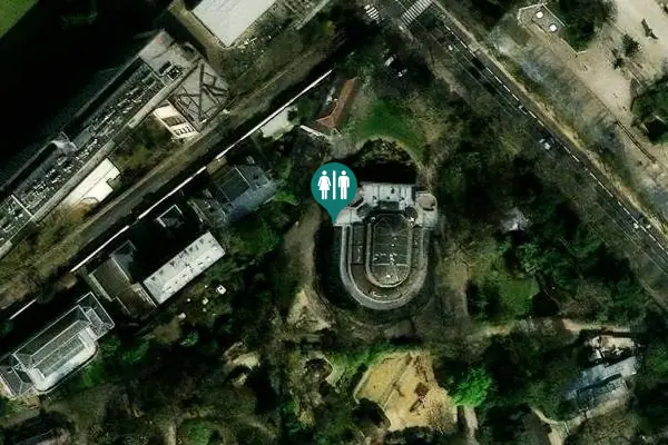 Satellite view of Rue Cuvier 5 Toilet