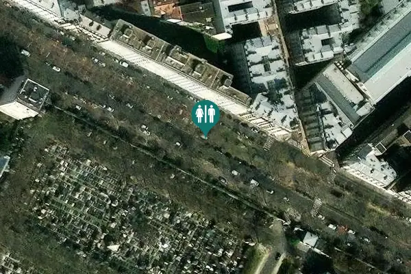 Satellite view of Allée Georges Besse Toilet