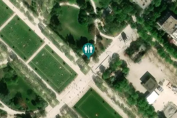 Satellite view of Avenue Charles-Risler Toilet