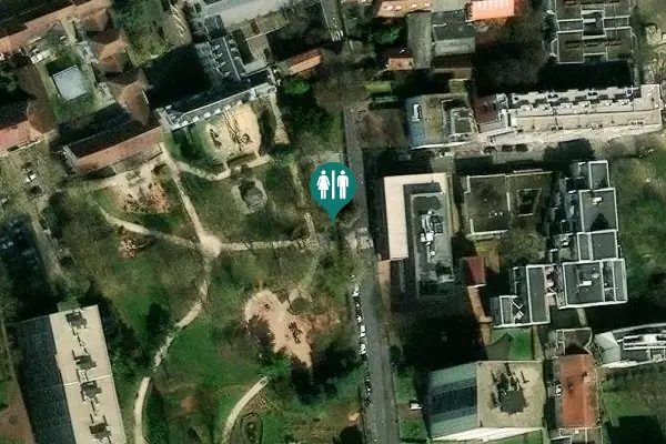 Satellite view of Rue Paul Bert 10 Toilet