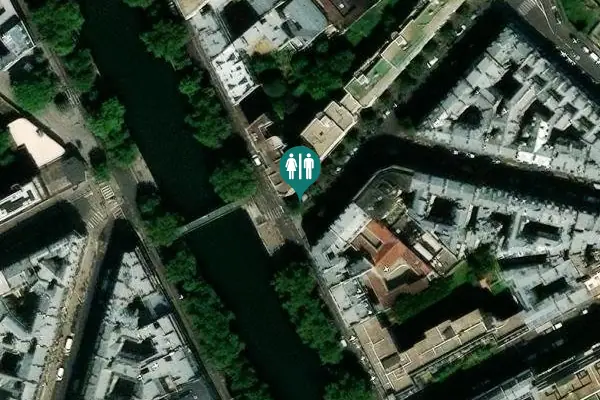 Satellite view of Avenue Richerand 2 Toilet