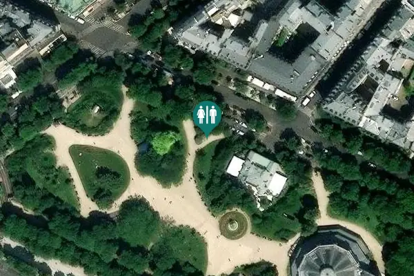 Satellite view of Avenue Gabriel 41 Toilet