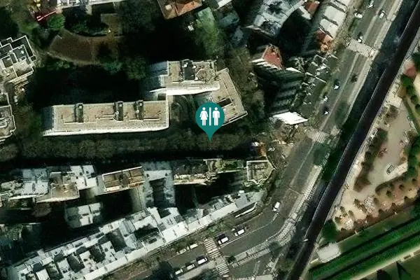 Satellite view of Rue Poliveau 1;3 Toilet