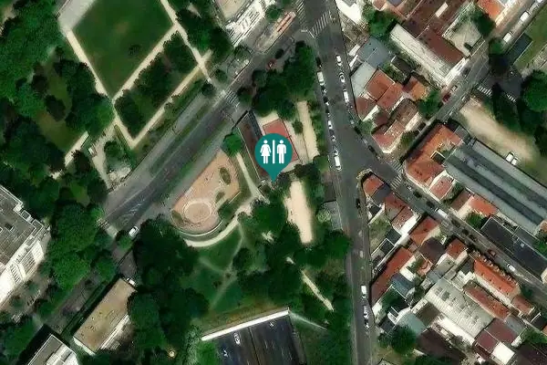 Satellite view of Boulevard Périphérique Extérieur Toilet