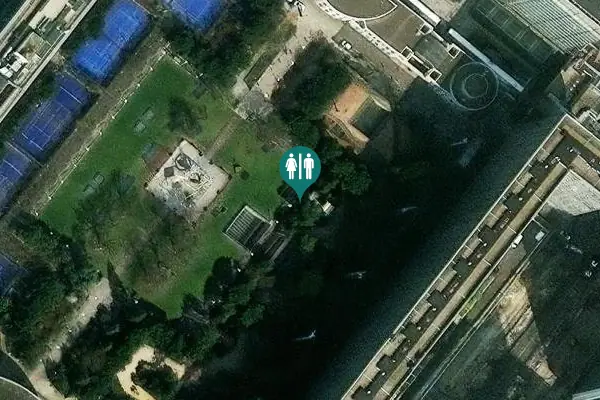 Satellite view of Allée du Chef d'Escadron de Guillebon 12 Toilet