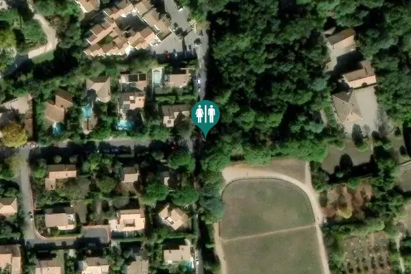 Satellite view of Rue de Ferran 595 Toilet