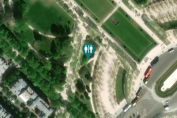 Satellite view of Avenue du Général Ferrié Toilet
