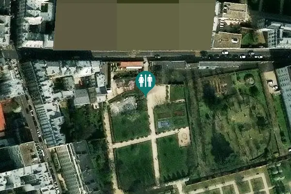 Satellite view of Rue de Babylone 29 Toilet