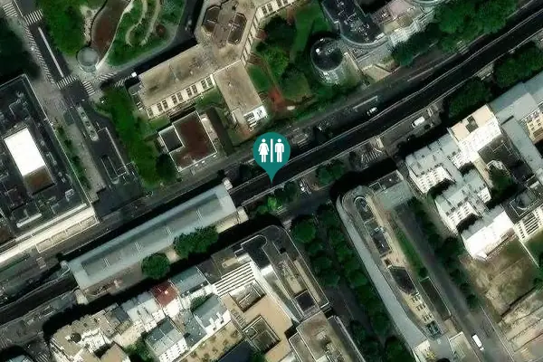 Satellite view of Boulevard Vincent Auriol Toilet