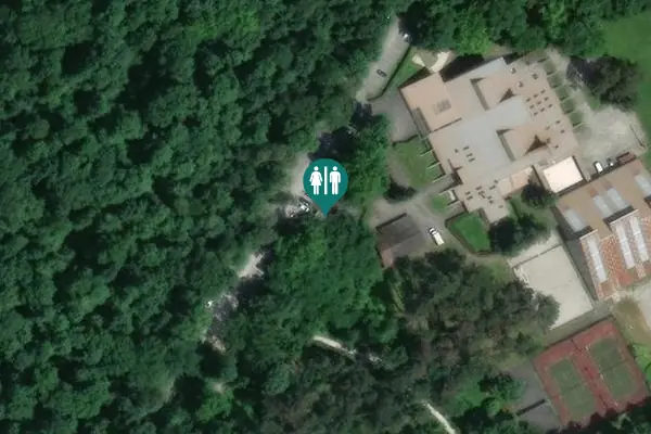 Satellite view of Route des Sarves 2451 Toilet