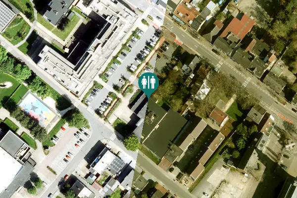 Satellite view of Deken Bernardstraat 5 Toilet