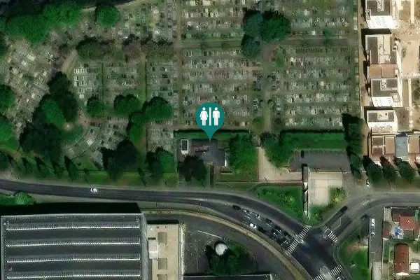 Satellite view of Route Charles Tillon Toilet
