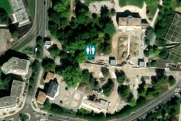Satellite view of Allée Peixotto Toilet