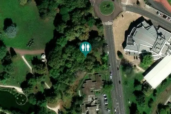 Satellite view of Rue Roland Dorgelès Toilet