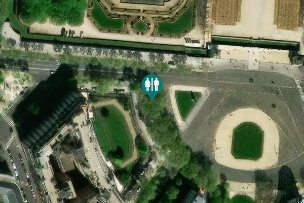 Satellite view of Place Vauban Toilet