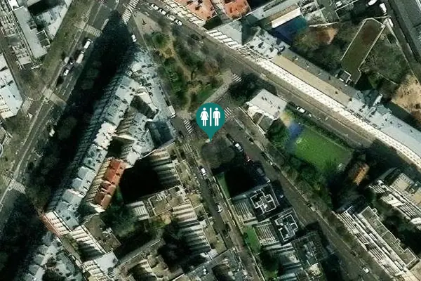 Satellite view of Place Louis Armstrong Toilet
