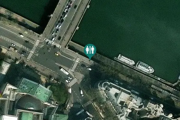 Satellite view of Quai d'Orsay Toilet