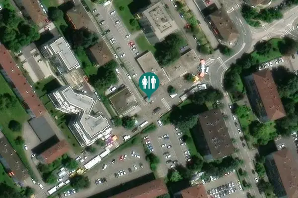 Satellite view of Impasse du Bocage 6 Toilet