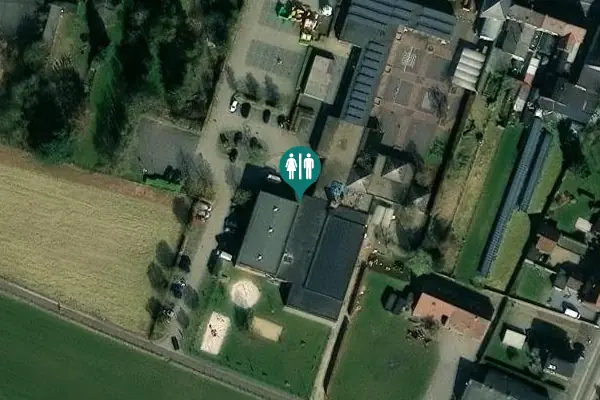 Satellite view of Haagstraat 19 Toilet