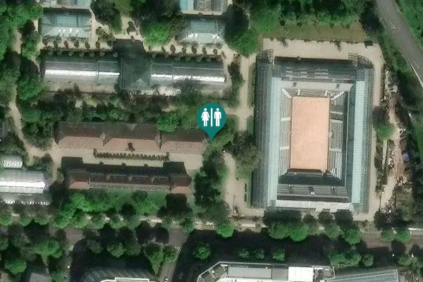 Satellite view of Allée de l'Orangerie Toilet