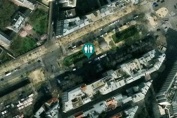 Satellite view of Paris Toilet