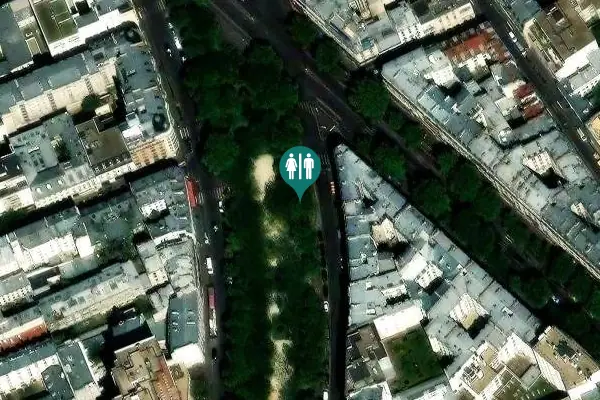 Satellite view of Allée Pauline Léon Toilet