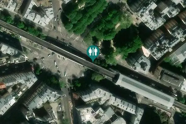 Satellite view of Boulevard Garibaldi 1 Toilet